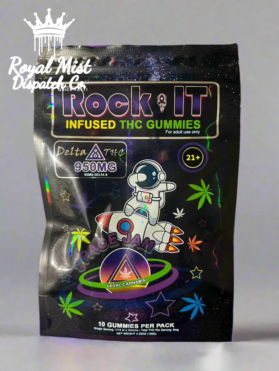 Rock IT Infused THC Gummies 950mg Delta8 Royal Mist Nairobi Kenya 5