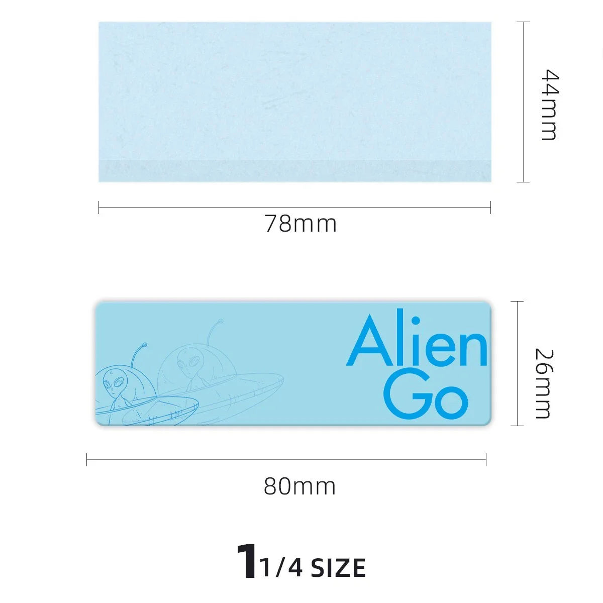 Alien Go Blue Rolling Papers Full Box — Royal Mist Nairobi Kenya