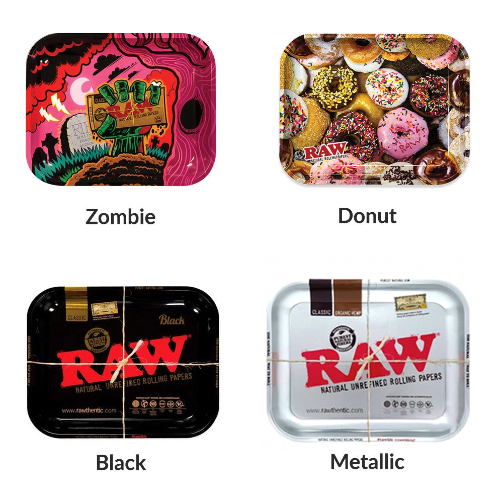 Raw Signature Large Rolling Tray detail - Royal Mist Nairobi