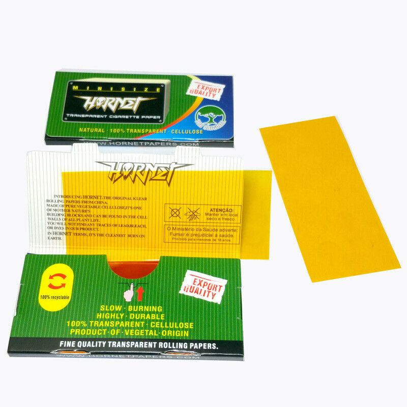 Hornet Gold Transparent Rolling Papers 1¼ Box Display — Nairobi Kenya Smoke Shop | Royal Mist
