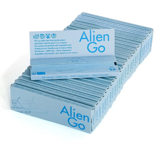 Alien Go Blue Rolling Papers Box Display — Nairobi Kenya Smoke Shop | Royal Mist