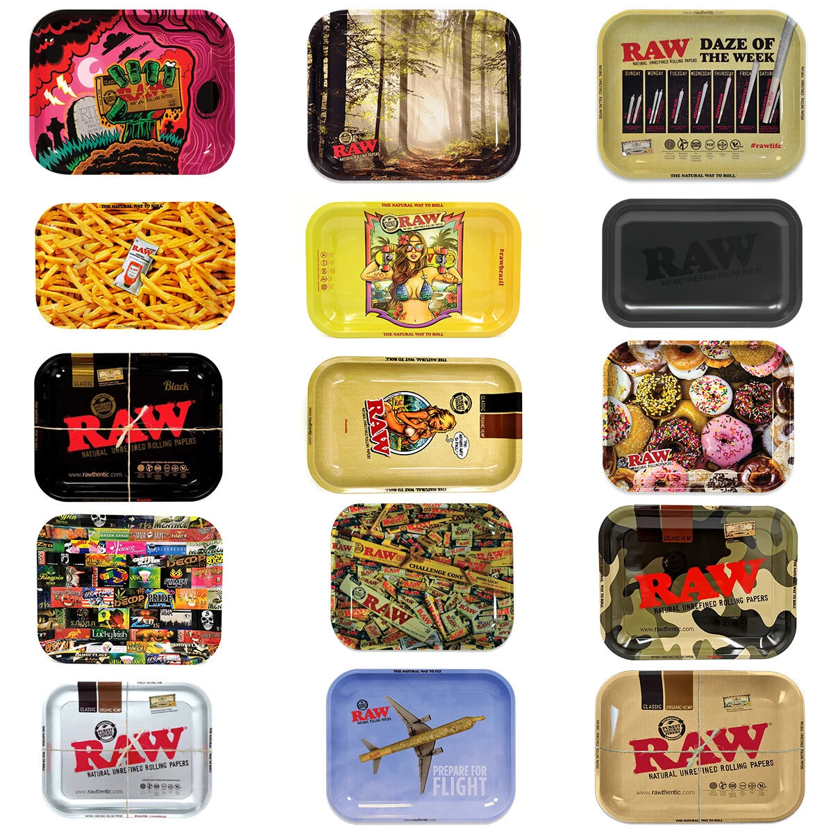 Raw Signature Large Rolling Tray 14x11 - Buy in Nairobi | Royal Mist