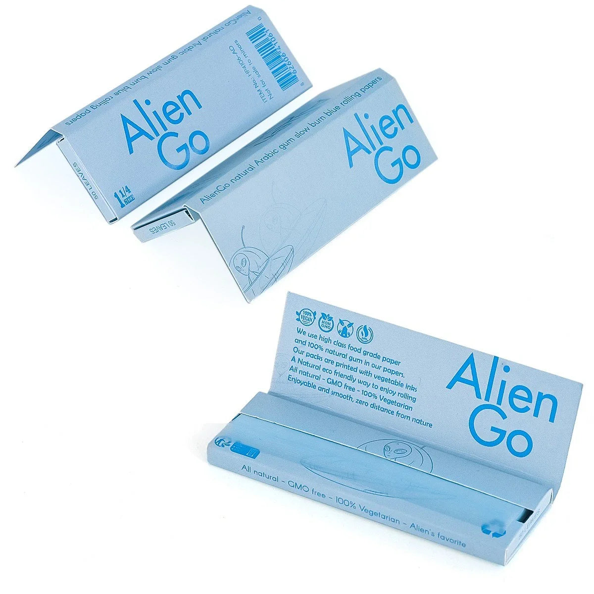Alien Go Blue Coloured Rolling Papers Detail — Kenya Smoke Shop | Royal Mist