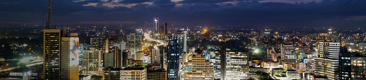 Nairobi Skyline at Dusk - Same-Day Delivery | Royal Mist