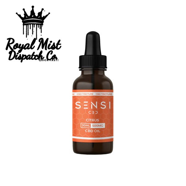 Sensi CBD 500mg CBD Broad Spectrum Tincture Oil Citrus Royal Mist Nairobi Kenya