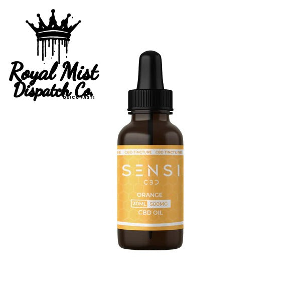 Sensi CBD 500mg CBD Broad Spectrum Tincture Oil Orange Royal Mist Nairobi Kenya