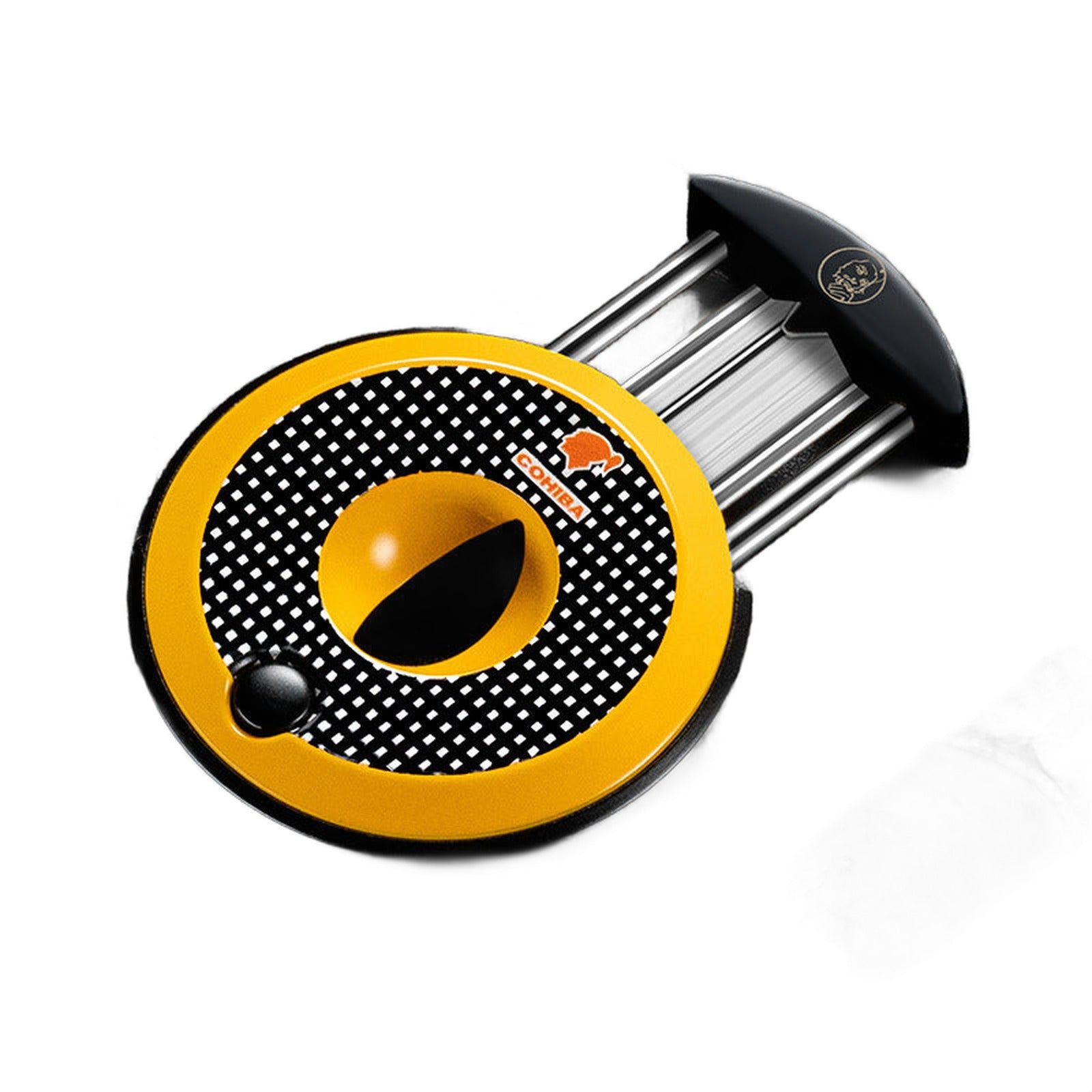 Space-Age Portable Cigar Cutter Dotted print with double-edged blades — Buy in Nairobi | Royal Mist