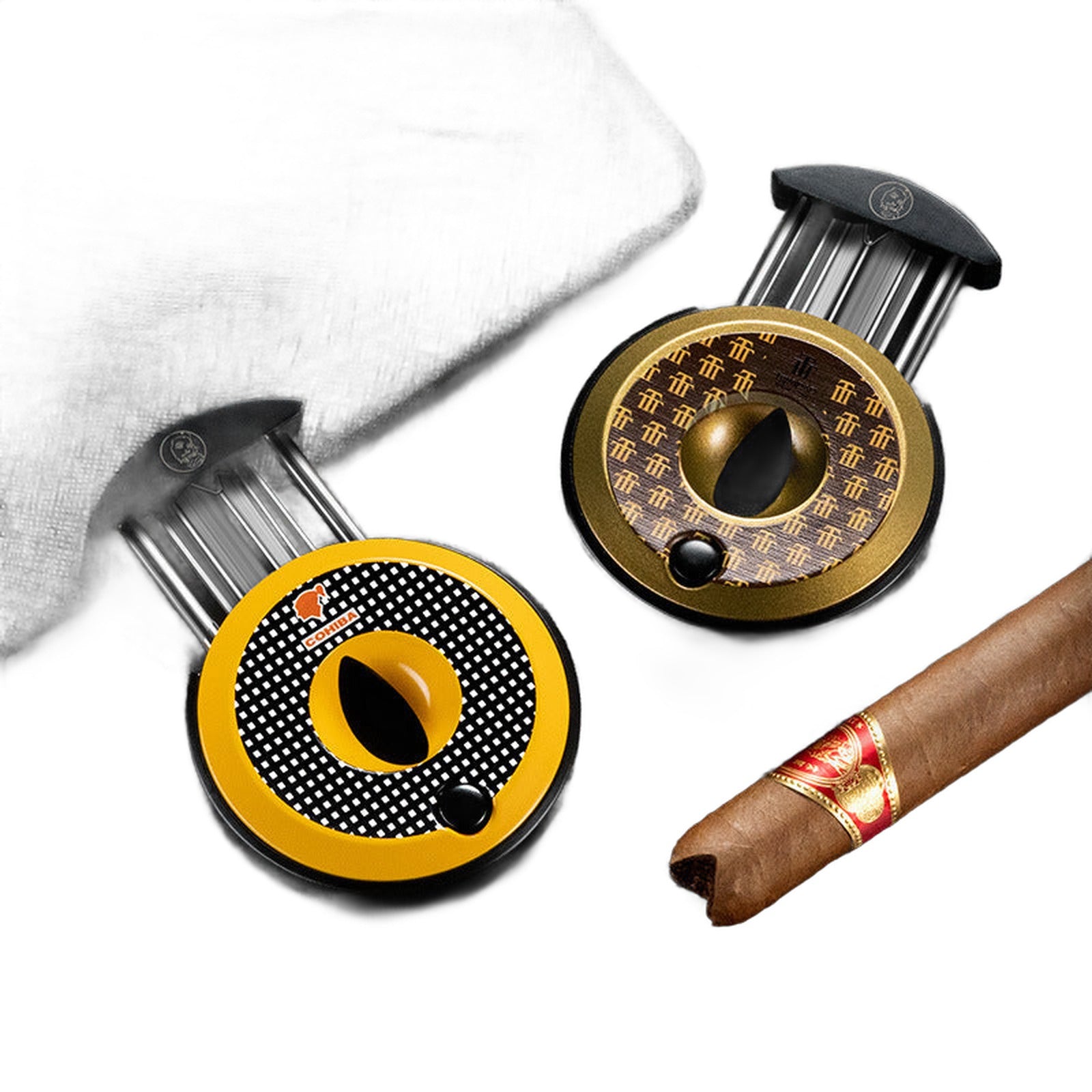 Space-Age Portable Cigar Cutter Brown print portable cigar cutter — Buy in Nairobi | Royal Mist