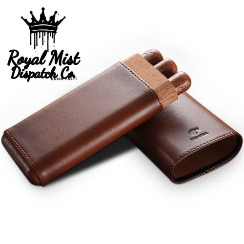 3-Cigar Leather Case Royal Mist Nairobi Kenya 1
