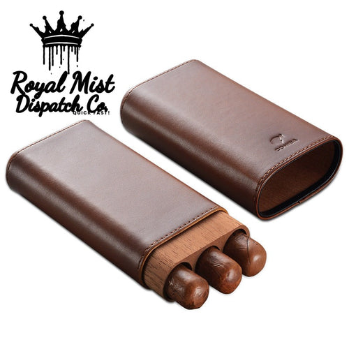 3-Cigar Leather Case Royal Mist Nairobi Kenya 2
