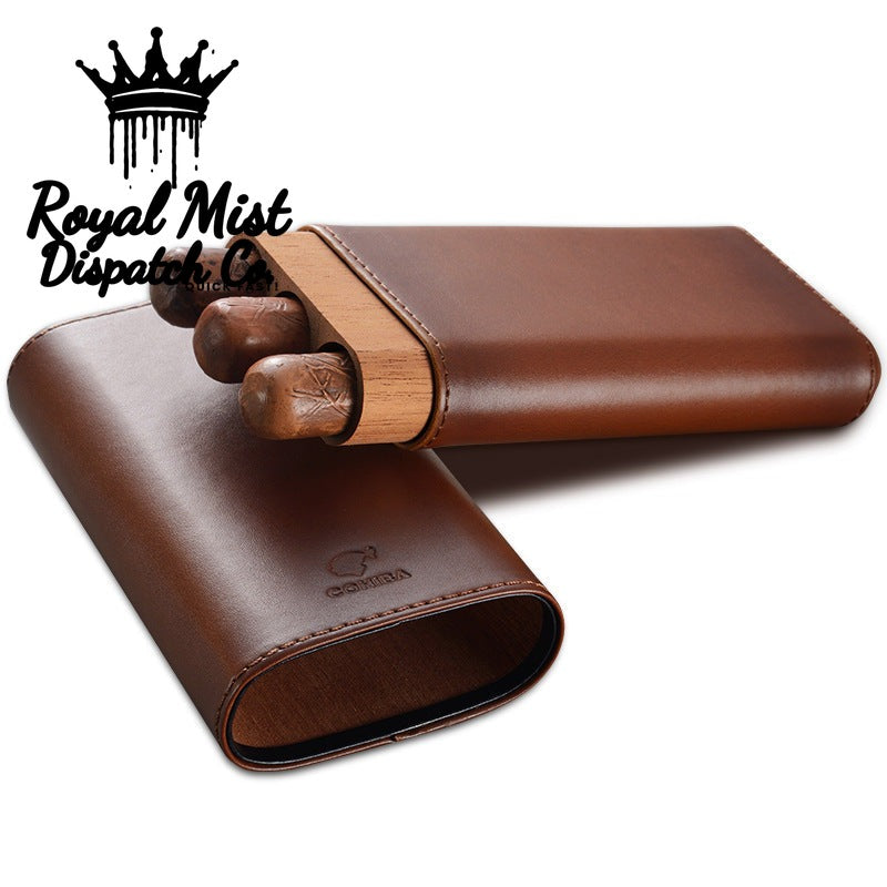 3-Cigar Leather Case Royal Mist Nairobi Kenya 4