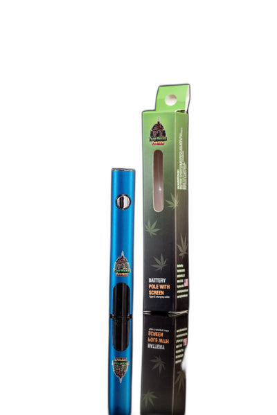 Trap House Exotics 400mah Cartridge Pen Battery - (Blue Colour)