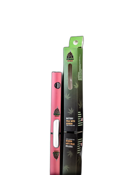 Trap House Exotics 400mah Cartridge Pen Battery - (Pink Colour)
