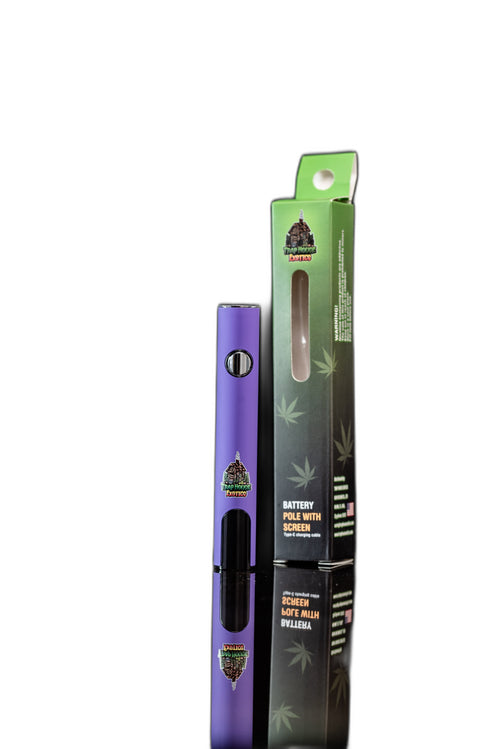 Trap House Exotics 400mah Cartridge Pen Battery - (Purple Colour)