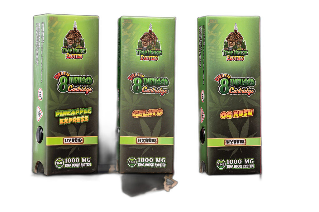 Trap House Exotics Hybrid 1000mg Delta-8 Vape Cartridges Royal Mist Nairobi Kenya 1