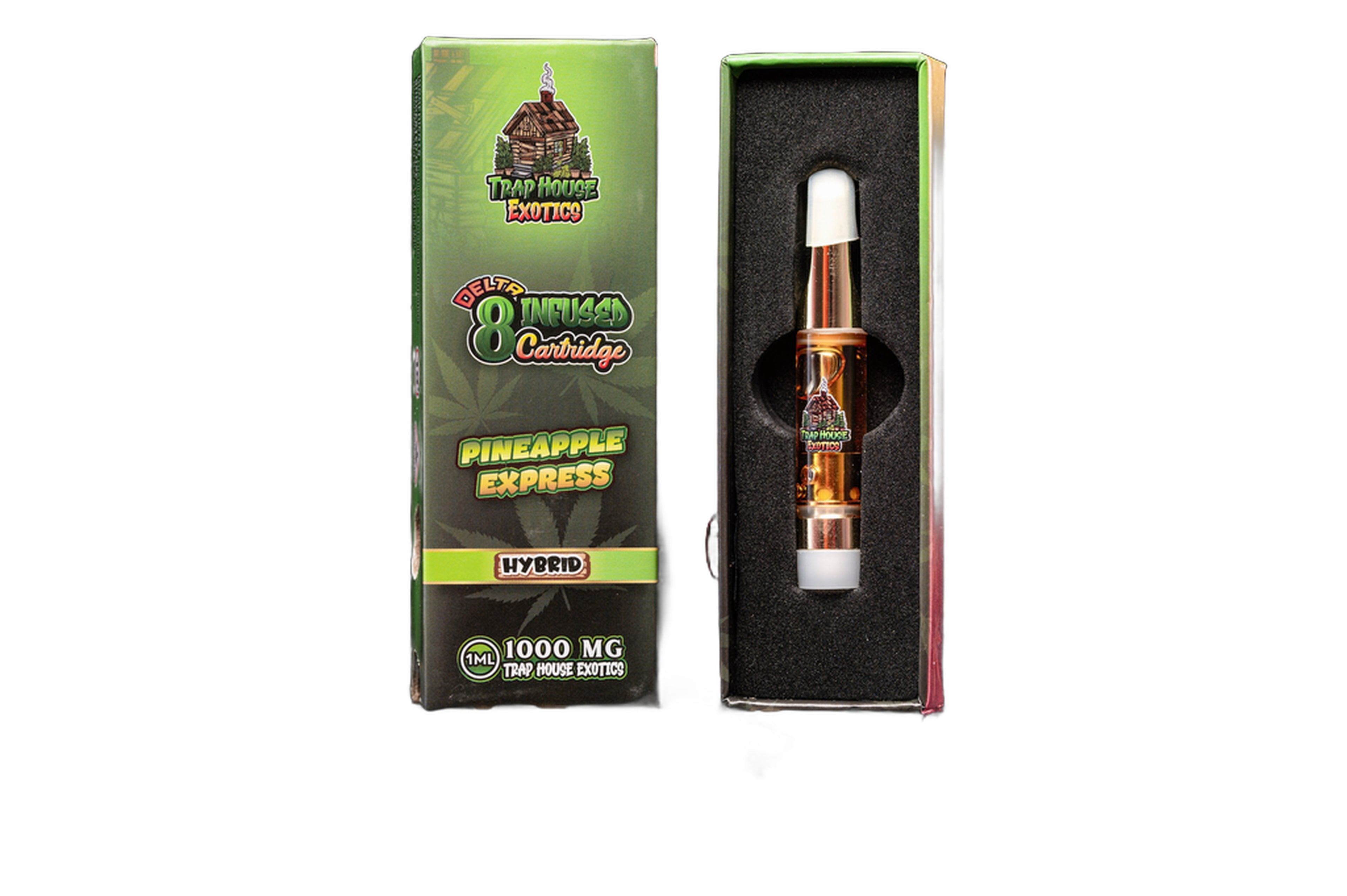 Trap House Exotics Hybrid 1000mg Delta-8 Pineapple Express Royal Mist Nairobi Kenya