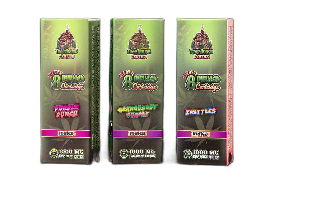 Trap House Exotics Indica 1000mg Delta-8 Vape Cartridges Royal Mist Nairobi Kenya 1