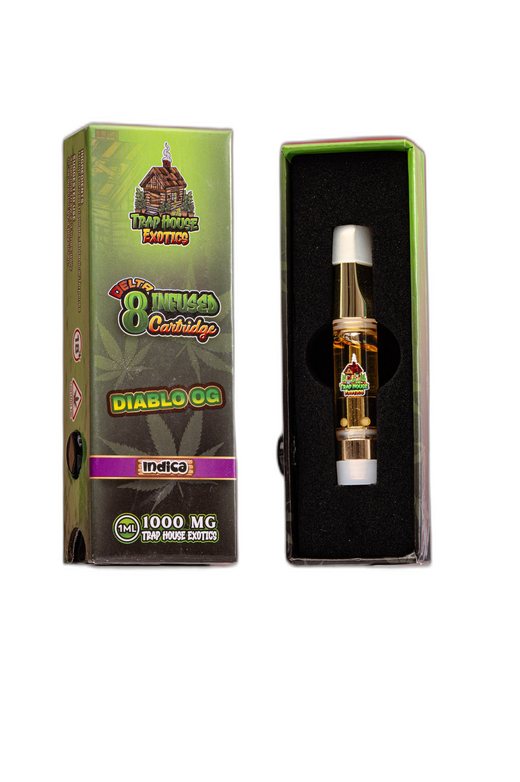 Trap House Exotics Indica 1000mg Delta-8 Diablo OG Royal Mist Nairobi Kenya