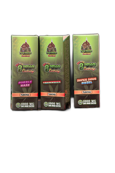 Trap House Exotics STVA 1000mg  Delta-8 1g THC Vape Cartridges