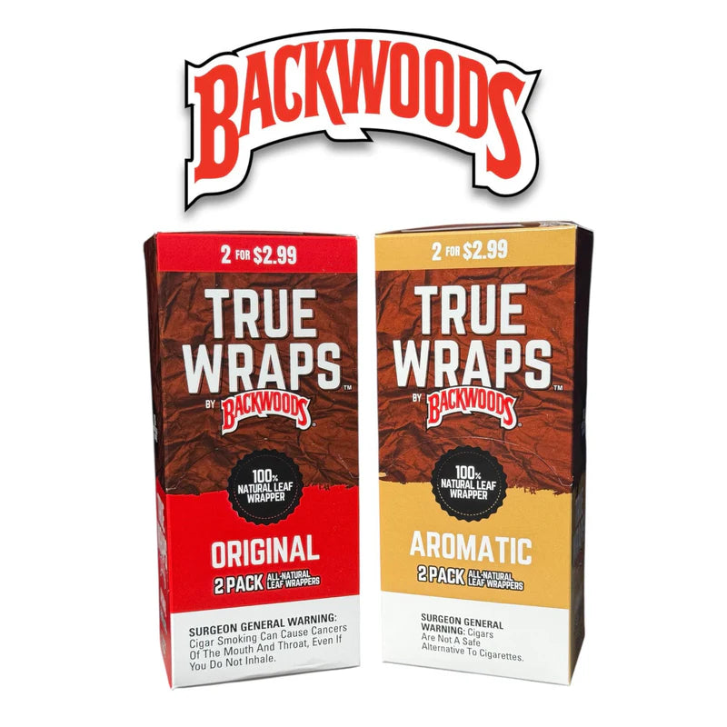 Backwoods True Wraps 2 Pack full flavour range - Royal Mist Nairobi
