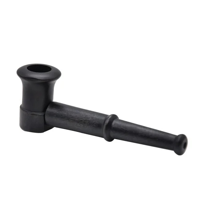 Sleek Matte-Black Wooden Hardwood Hand Pipe — Buy in Nairobi | Royal Mist